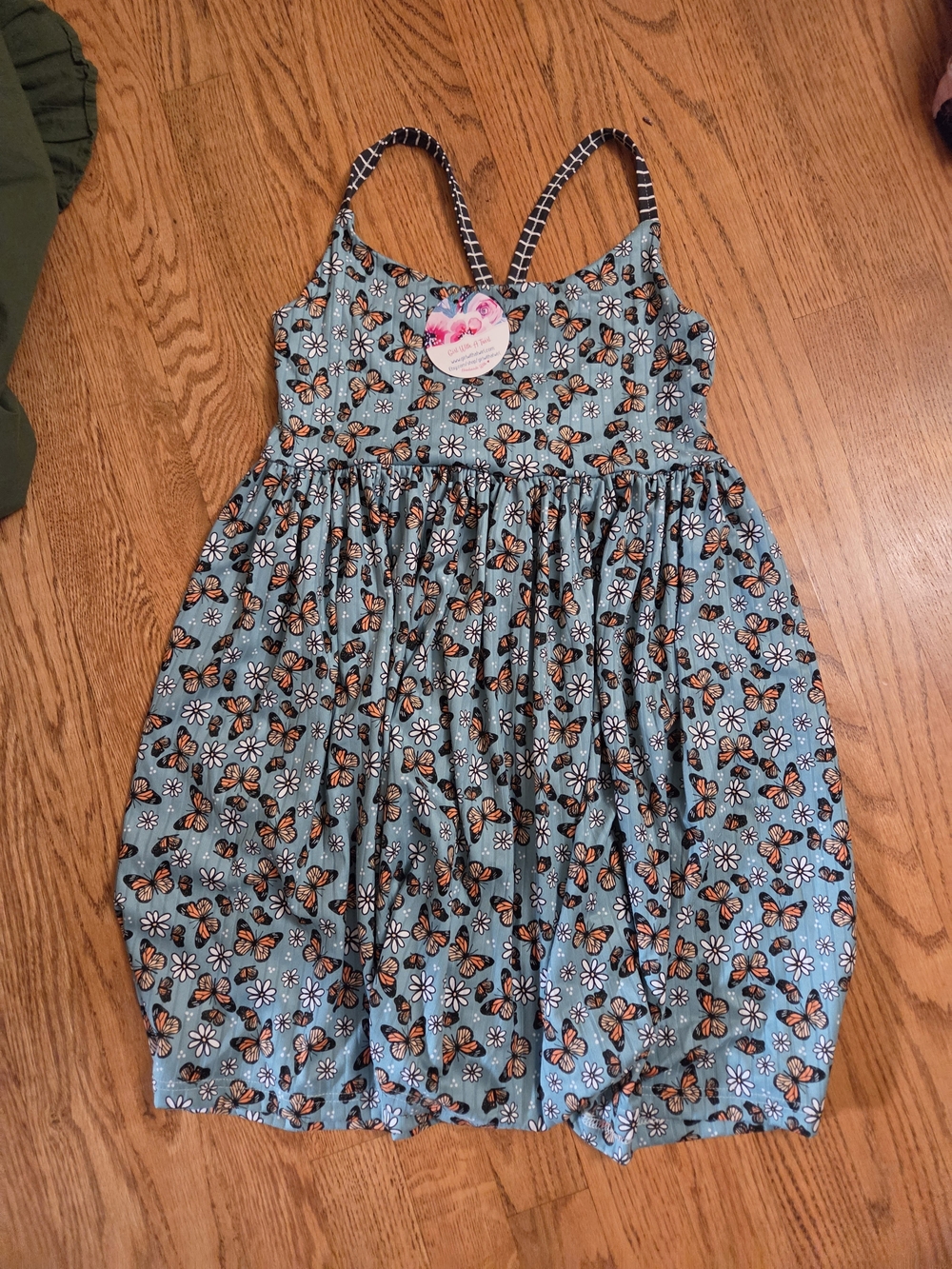 Girl With A Twirl Butterfly Sundress